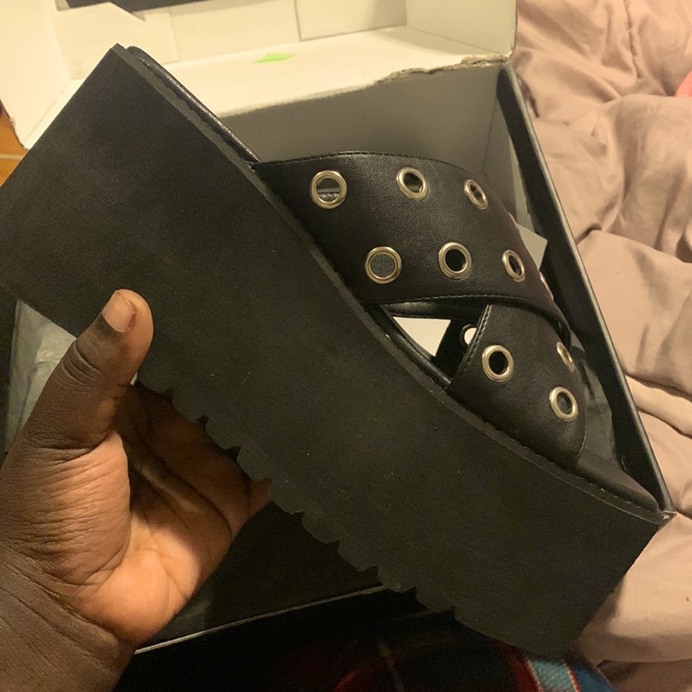 Black Dolls Kills plateform shoes